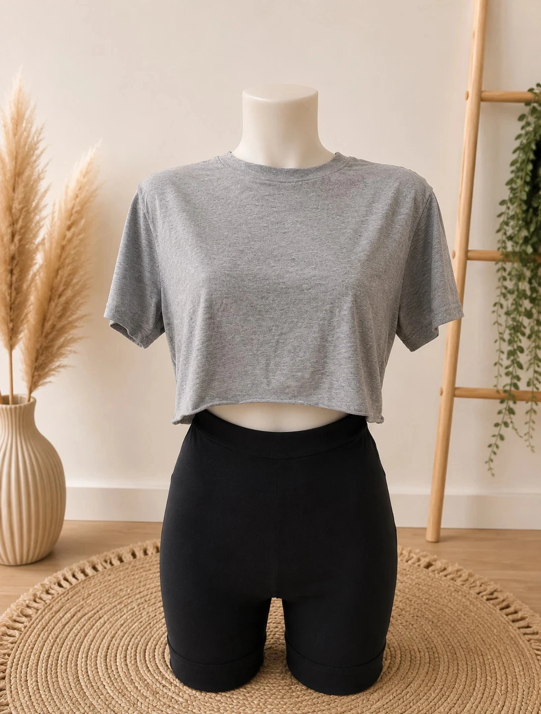 🩶 Crop top Don’t Call Me Jennyfer gris chiné – XS